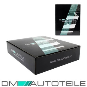 Kühlergrill Grill Doppelsteg für BMW 5er F10 F11 auch M M5 Schwarz Glanz Set