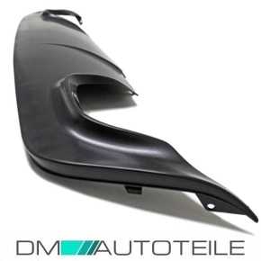 Heck-Diffusor / Ansatz 4 Rohr Duplex für BMW E60 / E61 mit M-Paket / M5 in Schwarz Matt