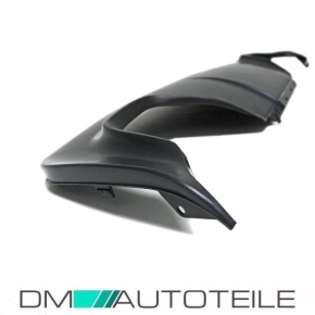 Heck-Diffusor / Ansatz 4 Rohr Duplex für BMW E60 / E61 mit M-Paket / M5 in Schwarz Matt