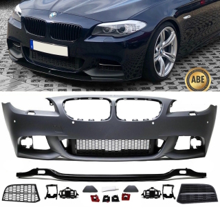 ABS Sport Front Bumper primed+Accessoires fits on BMW F10 F11 M-Sport to M550