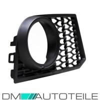 Set of Front lower Grille mesh Fog lights Set black suitable