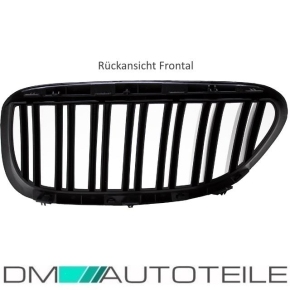 SET Doppelsteg Kühlergrill Schwarz GLANZ Performance passt für BMW E63 E64 02-10