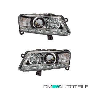 Xenon Scheinwerfer D3S/H7 SET passt für Audi A6 C6...