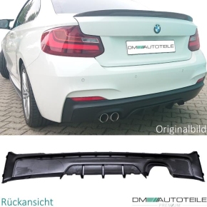 Sport-Performance Heck-Diffusor / Ansatz 2-Rohr Links für BMW 2er F22 / F23 mit M-Paket / ABE 