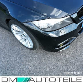 Flaps / Stoßstangenspoiler / Frontlippe für BMW E90 / E91 LCI Facelift mit M-Paket in Schwarz Matt