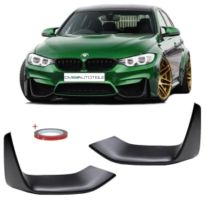 Sport-Performance Flaps SET Black Splitter Spoiler fits...