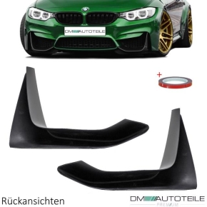 Sport-Performance Flaps SET Black Splitter Spoiler fits BMW M3 F80 M4 F82 Bumper