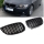Set Kidney Front Grille Dual Slat Black Gloss fits on BMW...