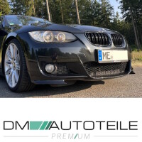 Set Kidney Front Grille Dual Slat Black Gloss fits on BMW E9