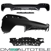 Performance Rear Diffusor Black Valance +lower Spoiler fits 