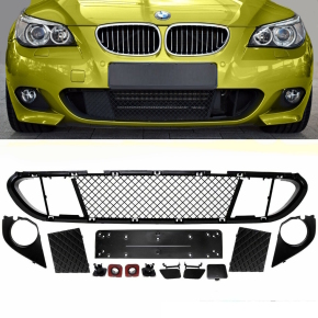 SET Front Grille complete fits BMW E60 E61 M-Sport M-Tech Bumpers with PDC 03-07