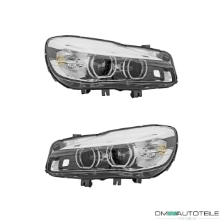 LED Scheinwerfer AL SET passend für BMW 2er (F45) (F46) ab Baujahr 2014-2018