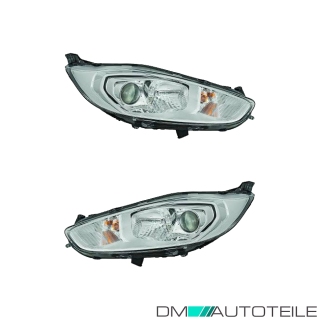 Scheinwerfer Visteon H1/H7 SET passt für Ford Fiesta VI (CB1) ab 2013-2017