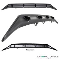 Sport-PERFORMANCE Rear Diffusor Black + Accessoires fits on 