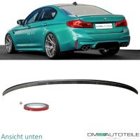 Sport-Performance Rear Trunk Lip Roof Spoiler Black Matt+ 3M