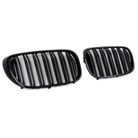 SET Kidney Front Grille Dual Slat Kit Bl gallery