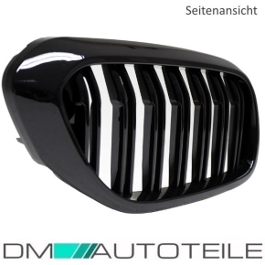 Performance Doppelsteg Kühlergrill für BMW 5er G30 / G31 in Schwarz Glanz 