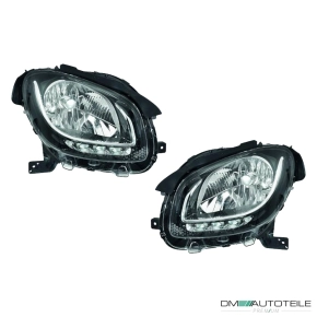 Valeo Scheinwerfer + LED SET passt für Smart Fortwo...