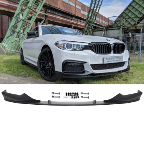 Sport-Performance Frontspoiler / Frontlippe für BMW G30 / G31 mit M-Paket in Schwarz Matt mit ABE