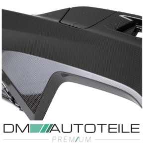 Sport-Performance Carbon Gloss Rear Diffusor Oval fits on BMW 5-Series G30 G31 M-Sport + Certification