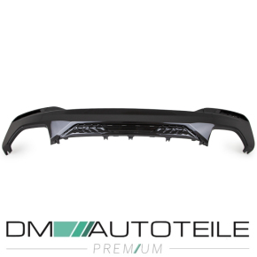 Sport-Performance Carbon Gloss Rear Diffusor Oval fits on BMW 5-Series G30 G31 M-Sport + Certification