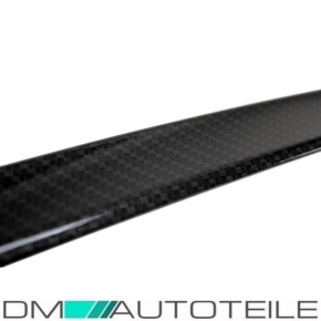 Sport Rear Trunk Roof Spoiler Lip Carbon Gloss fits on BMW 5-Series G30 Saloon w/o M5 Evo