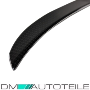 Sport Rear Trunk Roof Spoiler Lip Carbon Gloss fits on BMW 5-Series G30 Saloon w/o M5 Evo