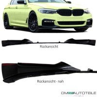 Sport-PERFORMANCE Front Spoiler Splitter Black +Diffusor for