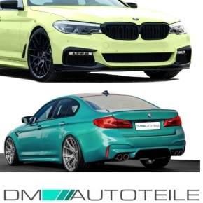 Sport-PERFORMANCE Spoiler Splitter +Diffusor + Skirts + Roof for BMW G30 M-Sport