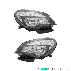 Scheinwerfer mit Moto schwarz H7/HB3 W21/5W SET passt...