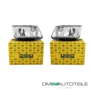 Hella H4 Halogen Scheinwerfer SET passt für VW BORA...