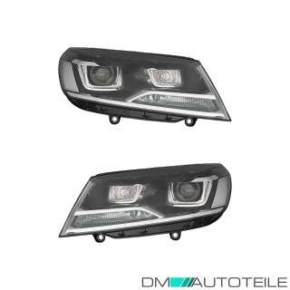 Bi-Xenon Scheinwerfer Depo W21/5W SET passt für VW Touareg (7P6) ab 14-18