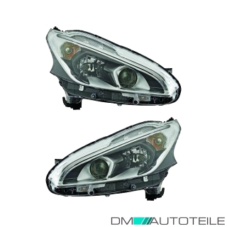 Scheinwerfer Depo H7 LED Tagfahrlicht SET passt für Peugeot 208 I CA ab 15-19