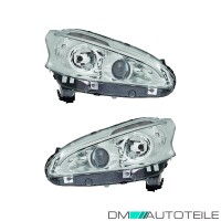 LED Halogen Scheinwerfer  H7 H1 +TFL SET passt...