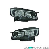 H7/H7 Scheinwerfer SET schwarz passt f&u gallery
