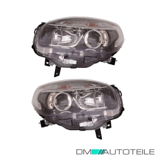 Scheinwerfer SET +Motor H7/H7 passt für Renault Koleos I ab Facelift 07/2011