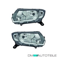 Scheinwerfer SET H4 Klarglas passt f&uum gallery
