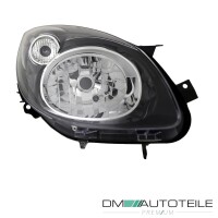 Hella H4 schwarz Scheinwerfer SET passt für Renault Twi