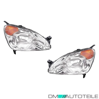 Scheinwerfer Depo Blinker / orange H4 SET passt für Honda CR-V II (RD) 01-04