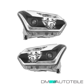 Scheinwerfer LED  H11/HB3 SET passt für Isuzu D-MAX II (TFR) ab Baujahr 2017