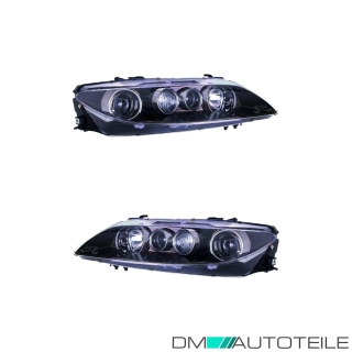 Scheinwerfer H1 Depo grau SET passt für Mazda 6 Hatchback GG/GY ab 2002-2005