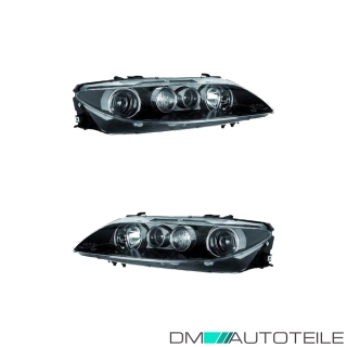 Scheinwerfer H1 Depo schwarz SET passt für Mazda 6 (GG/GY) ab 2005-2008