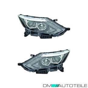 Scheinwerfer LED/H7 SET passt für Nissan Qashqai II...