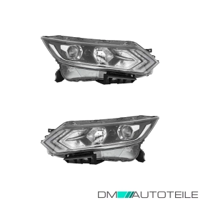 Scheinwerfer Depo LED/H11 SET passt für Nissan...