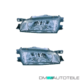 Scheinwerfer glasklar Depo H4 SET passt für Subaru Impreza (GC) ab 1992-2000