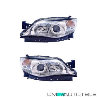 Scheinwerfer Depo chrom H7/HB3 SET passt für Subaru Impreza  (GR) ab 09-13