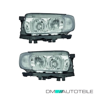 Scheinwerfer Depo HB3/H1 SET passt für Subaru Forester (SG) ab 2005-2008