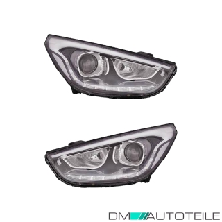 Scheinwerfer LED Depo PY21W HIR2 SET passt für Hyundai ix35 (LM) ab 13-15