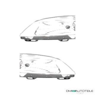 Hella H4 Scheinwerfer SET passt für Skoda Fabia II/Roomster 542/5J ab 10-15