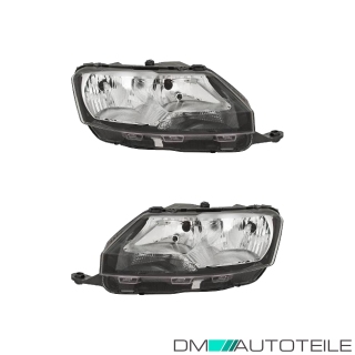 Scheinwerfer Depo H7/H15 SET passt für Skoda Rapi Spaceback NH3/NH1 ab 12-17